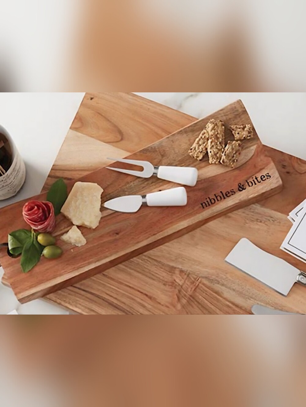 Face To Face Charcuterie Board - Nibbles & Bites